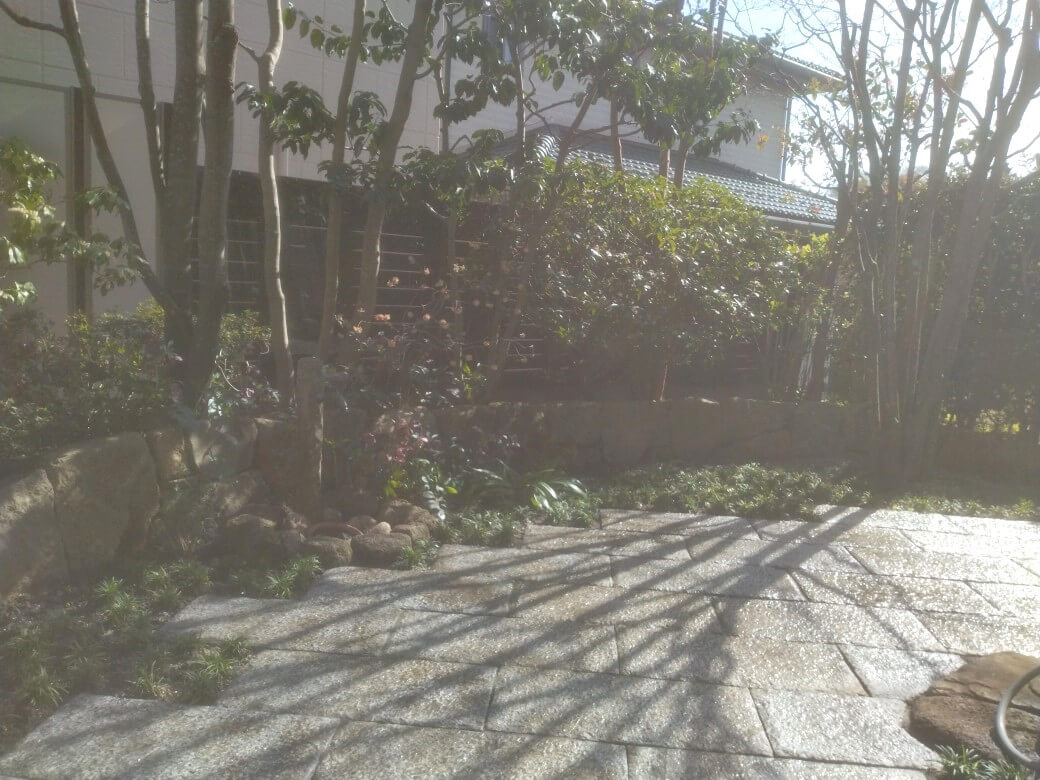 松戸市で庭のアプローチ改修工事を行いまし
